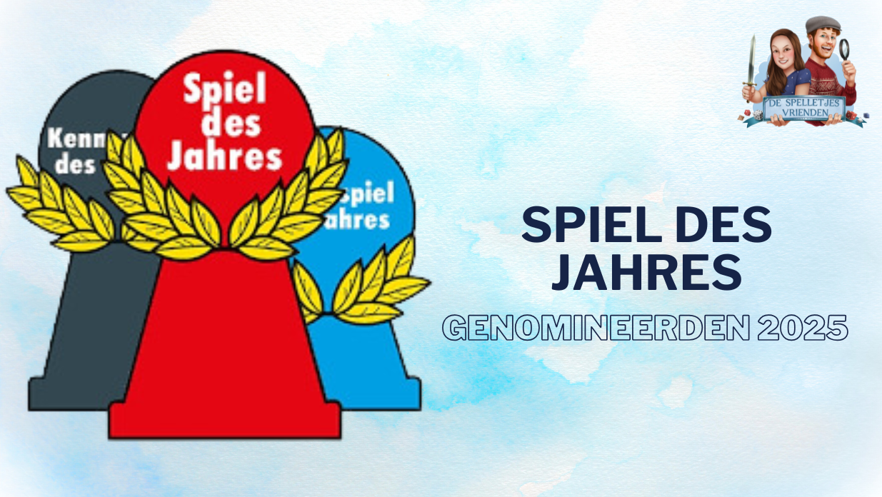 Spiel des Jahres 2025: Genomineerden!