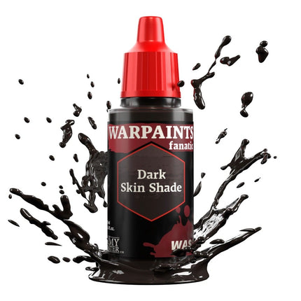 The Army Painter Warpaints Fanatic: Wash Dark Skin Shade (18ml) - Paint