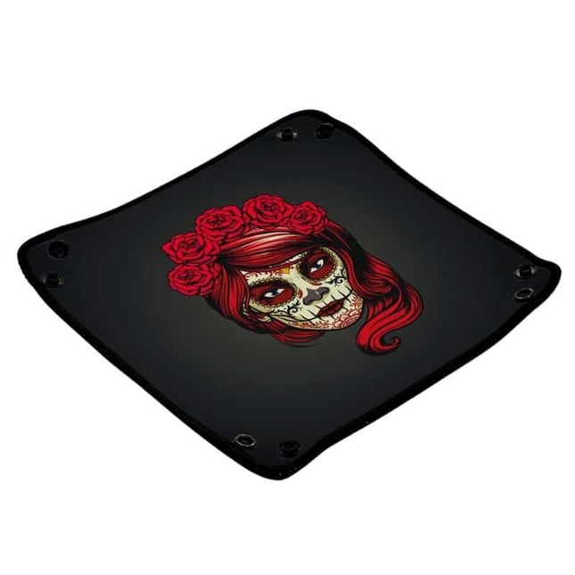 Dice Tray: Calaveras Girl - Accessories