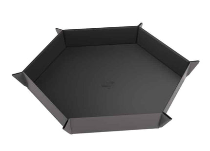 bordspel-accessoires-dice-tray-magnetic-hexagonal-grijs