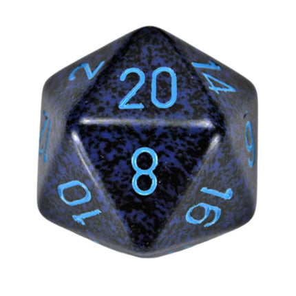 bordspel-accessoires-dobbelsteen-d20-cobalt-speckled-34mm