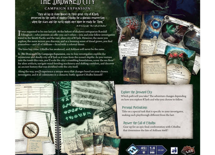 Arkham Horror LCG The Drowned City: Campaign Expansion uitbreiding (ENG)