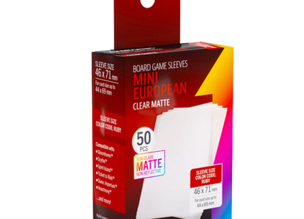 Board Game Matte Sleeves 'Mini European' 46 x 71 mm (50ST) - Accessoires