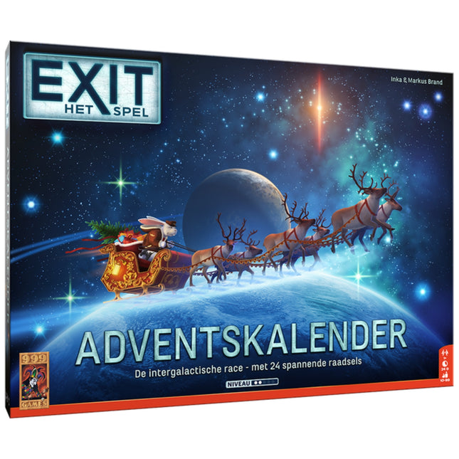 Exit Adventskalender: De Intergalactische Race - Escape Room Spellen (NL)