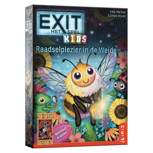 EXIT: Kinder-Puzzlespaß auf der Wiese - Kartenspiel (NL)