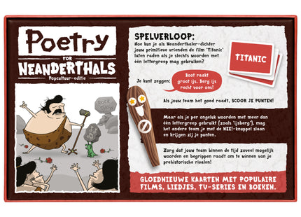 Poetry for Neanderthals: Pop Culture Edition - Card Game (NL)