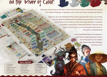 bordspellen river of gold legend of the five rings board game (1)