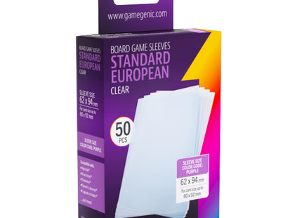 Board Game Prime Sleeves 'Standard European' 62 x 94 mm (50ST) - Accessoires