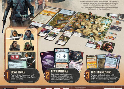 Star Wars the Mandalorian Adventures - Board Game (ENG)