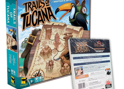 Trails of Tucana (inkl. Ferry-Erweiterung) – Kartenspiel (ENG)