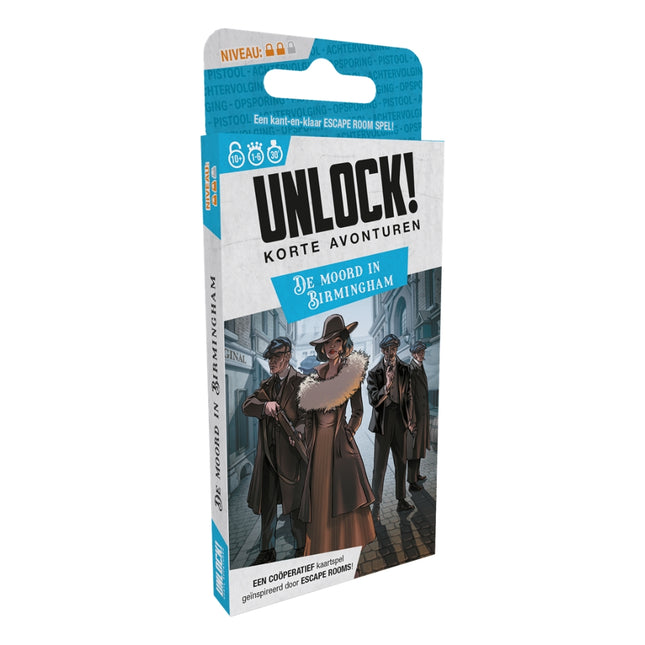 Unlock! Korte Avonturen: De moord in Birmingham - Escape Room Spel