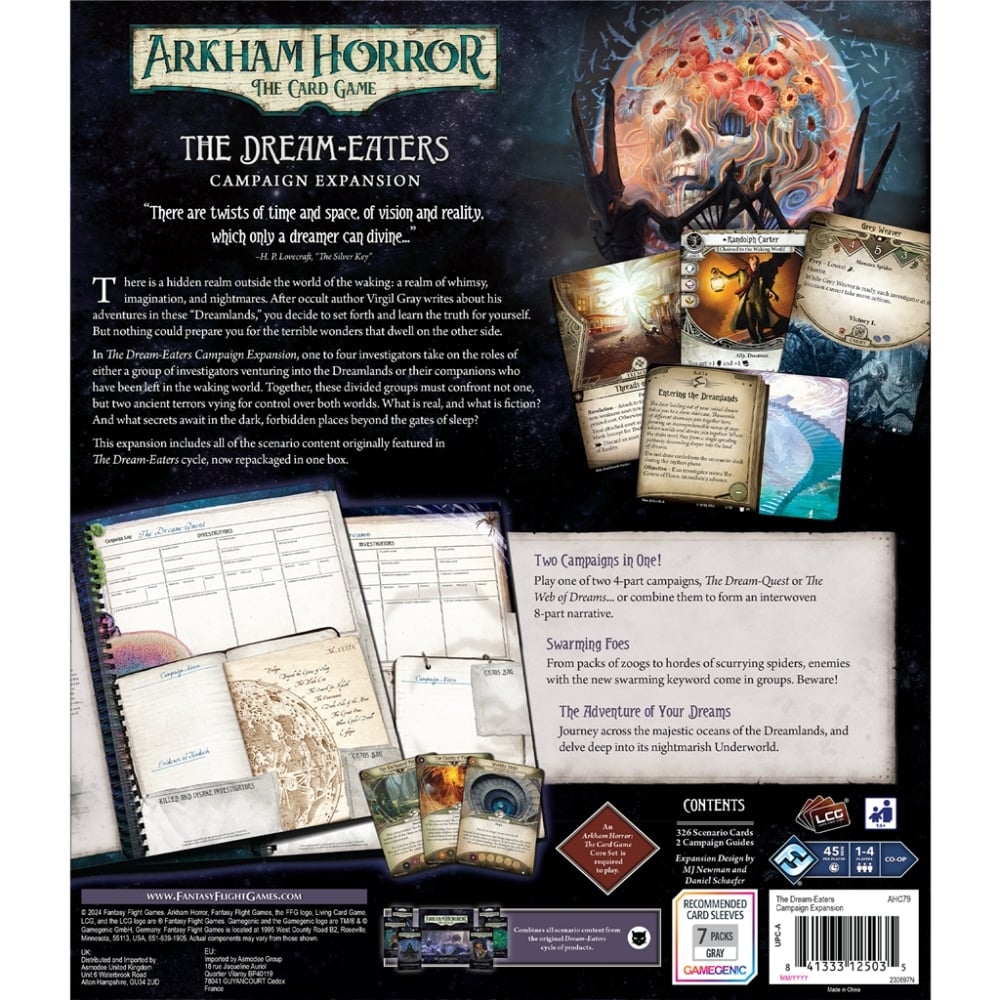 Arkham Horror LCG: The Dream Eaters Campaign Expansion De Spelletjes Vrienden Arkham Horror LCG: The Dream Eaters Campaign Expansion De Spelletjes Vrienden