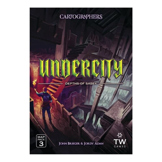 Cartographers Map Pack 3: Undercity - Depths of Sabek uitbreiding (ENG)