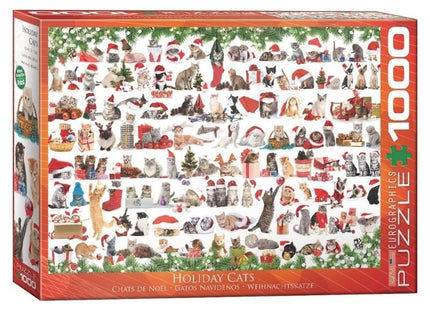 legpuzzel-holiday-cats-1000-stukjes