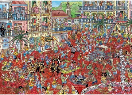 Jan van Haasteren: La Tomatina (1000 pieces) - Puzzle