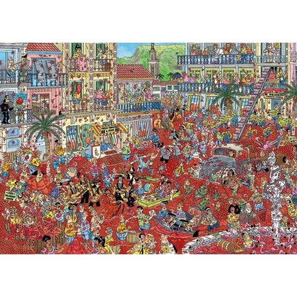 Jan van Haasteren: La Tomatina (1000 Teile) - Puzzle