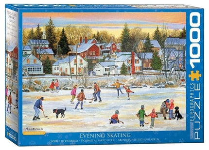 legpuzzel-patricia-bourque-evening-skating-1000-stukjes