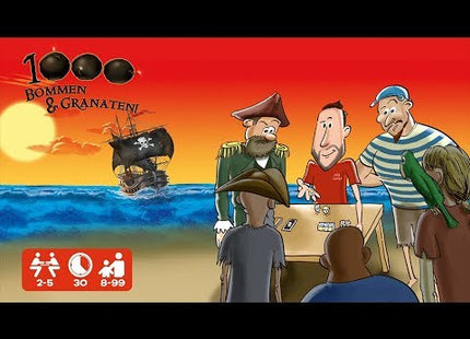 1000-bommen-granaten-dobbelspel-video