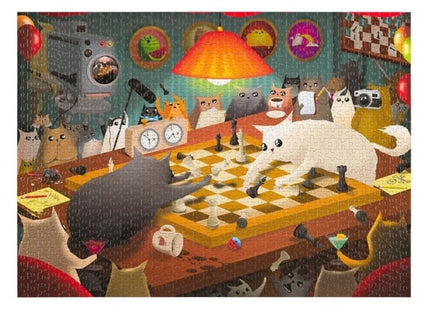 puzzel-legpuzzel-expldoding-kittens-cats-playing-chess-1000-stukjes (1)