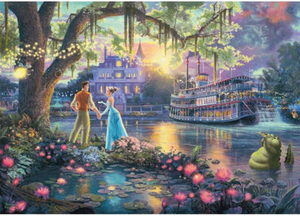 puzzel-thomas-kinkade-disney-dreams-de-prinses-en-de-kikker (1)