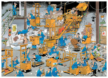 Jan van Haasteren: Vintage Cars, Let's Go! (1000 pieces) - Puzzle