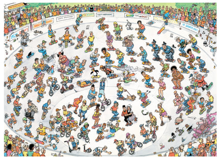 Jan van Haasteren: Skateboarding in the Bowl (1000 Teile) - Puzzle