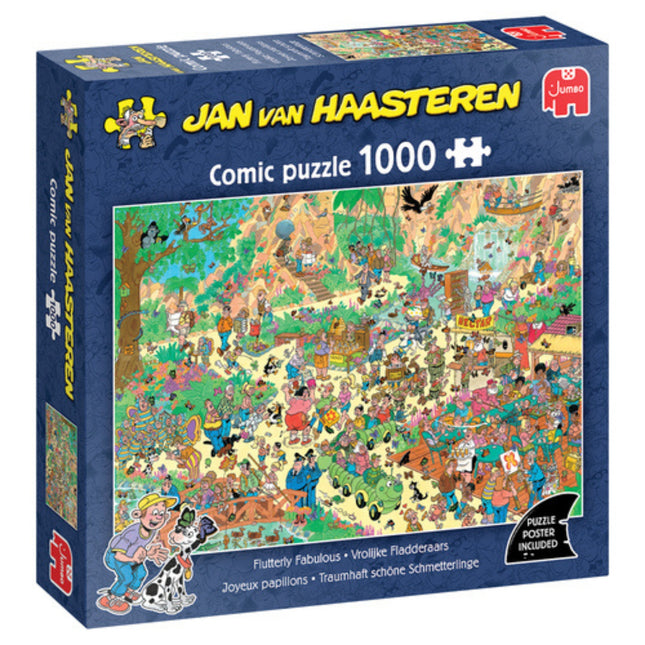 Jan van Haasteren: Vrolijke Fladderaars (1000 stukjes) - Puzzel