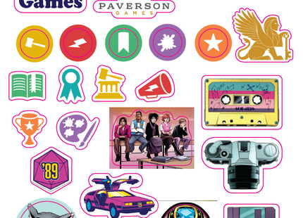 Class of '89: Sticker Sheet - Accessoires [PRE ORDER]