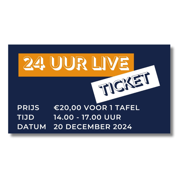 Ticket 24 uur live 2024