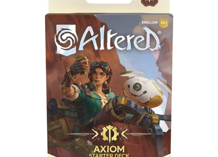 trading card games altered beyond the gates starter deck axiom